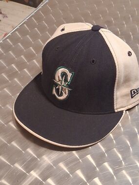 Seattle Mariners New Era Two-Tone Baseball Cap - Navy & Cream